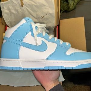 Blue Chill Nike Dunk High